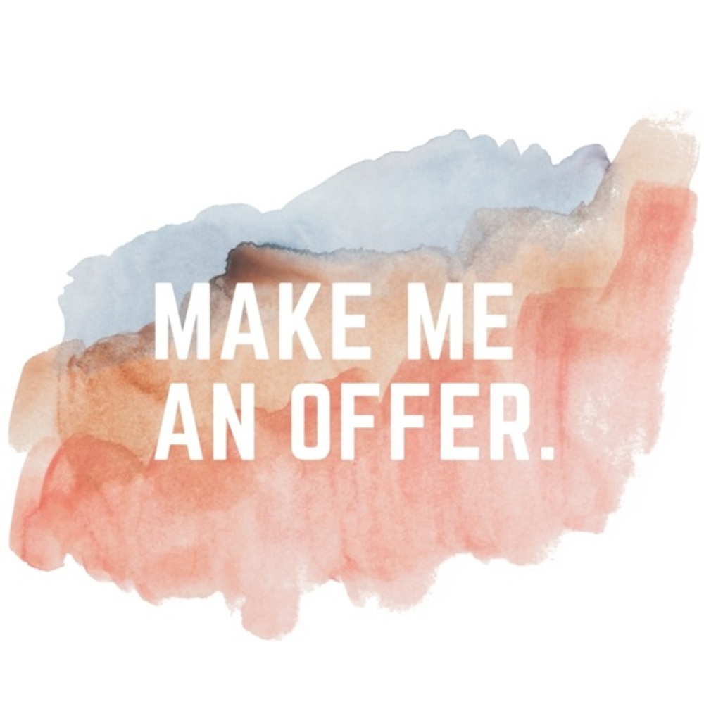 Make me an offer! All reasonable offers are considered! Don’t forget to bundle!